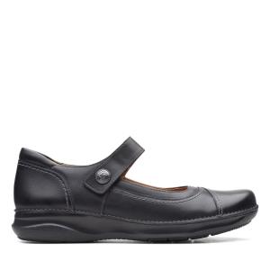 Clarks Appley Walk Women's Flat Shoes Black | CLK914WGB
