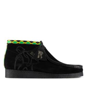 Clarks Jamaica Bee Men's Casual Boots Black / Green | CLK467IPH