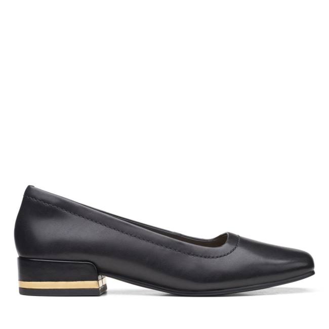 Clarks Seren 30 Court Women's Heels Shoes Black | CLK286PAT